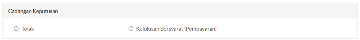 Medan Keputusan Semakan Permohonan