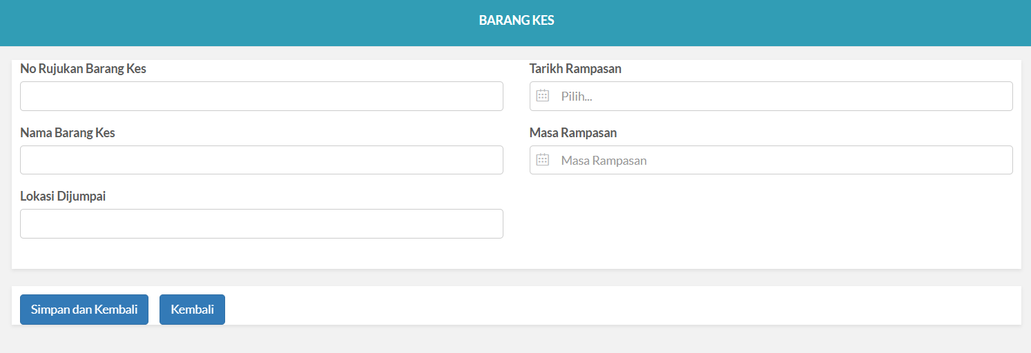 Pop-up Barang Kes