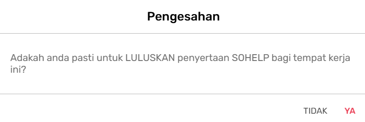 Popup Pengesahan Lulus